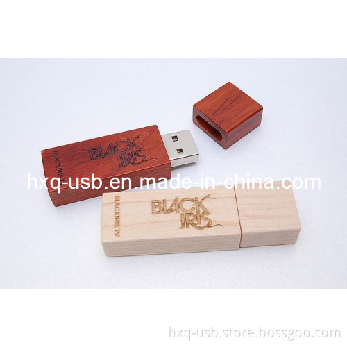 Wooden USB Flash Drive (HXQ-WD002)